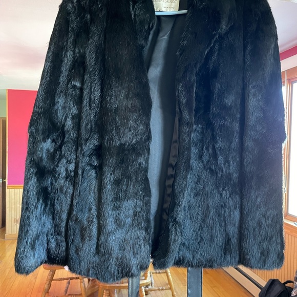 Real Rabbit Fur Coat - Picture 2 of 5